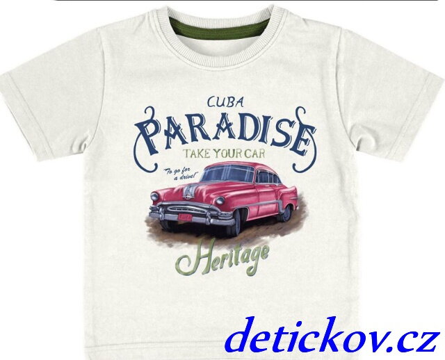 tričko CUBA-PARADISE bílé tričko CUBA-PARADISE bílé