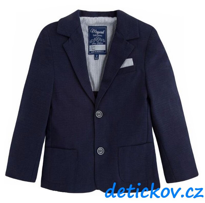 Mayoral mini boy tmavě modré dětské sako Mayoral mini boy tmavě modré dětské sako