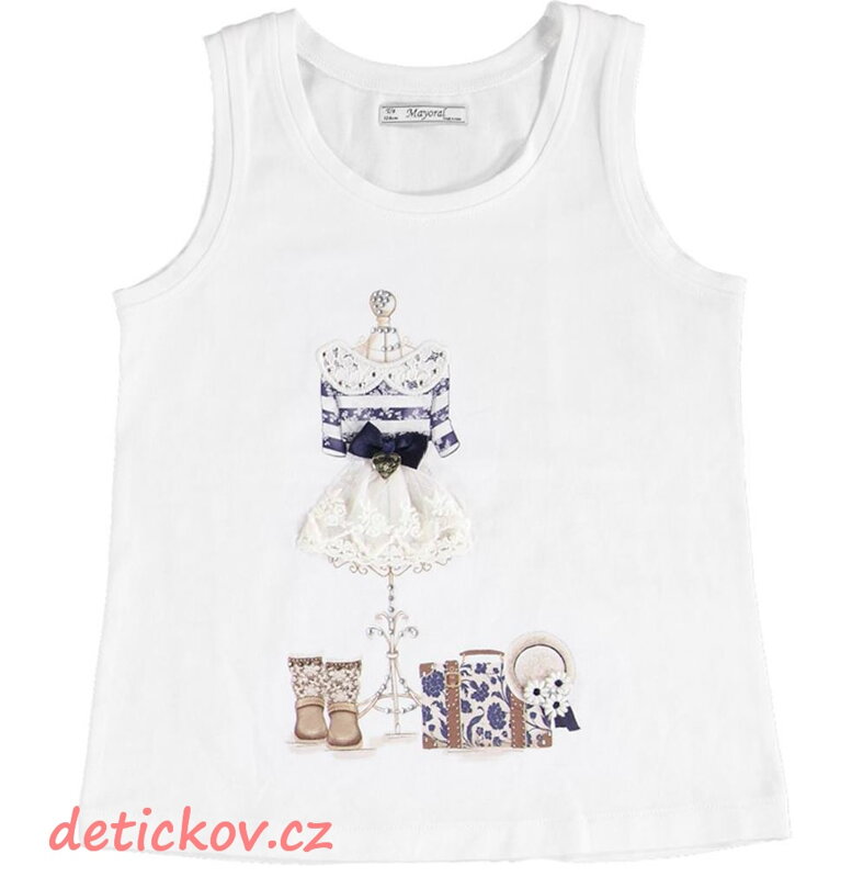 Mayoral girl top s motýlem ,,My outfit,, Mayoral girl top s motýlem ,,My outfit,,