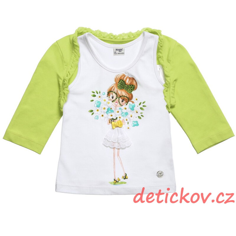 Mayoral mini girl komplet tílko + bolerko kiwi Mayoral mini girl komplet tílko + bolerko kiwi