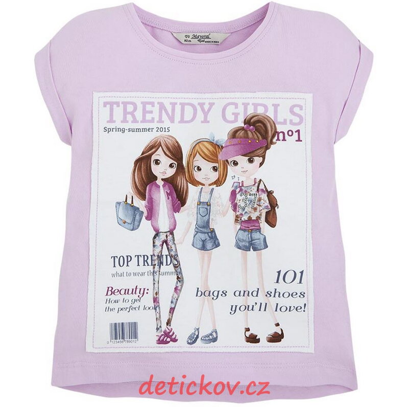 Mayoral mini girl ,,Trendy girl,, fialkové Mayoral mini girl ,,Trendy girl,, fialkové