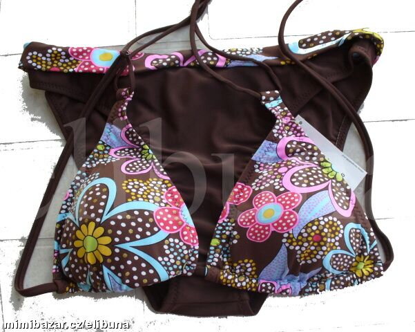 dámské plavky hnědé bikiny dámské plavky hnědé bikiny
