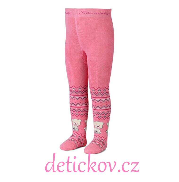 Sterntaler termo punčocháčky ,,Medvídek" růžové Sterntaler termo punčocháčky ,,Medvídek" růžové