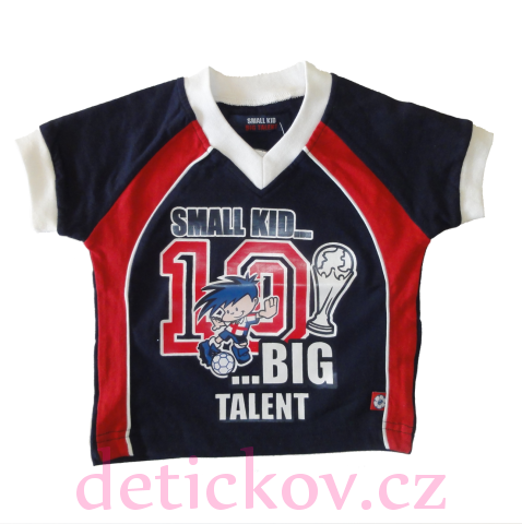 tmavě modré baby tričko BIG TALENT tmavě modré baby tričko BIG TALENT