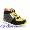 Mayoral boy kotníkové tenisky - sneakers černo- žluté 