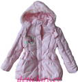 růžový zimní kabátek  s fleecem