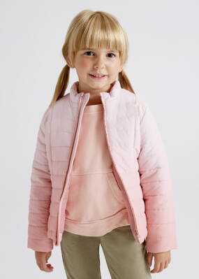 Mayoral mini girl přechodová růžová bunda b. 032