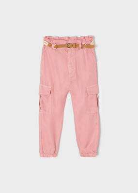 Mayoral mini girl kalhoty z Lyocellu růžové b. 015
