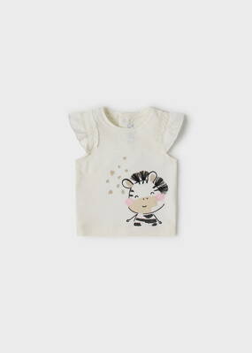 Mayoral baby girl tričko "Zebra" b. 003