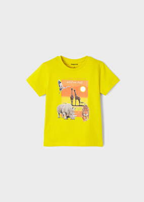 Mayoral mini boy tričko  "Západ slunce" žluté b. 056
