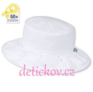 Sterntaler bílý klobouček UV 50+